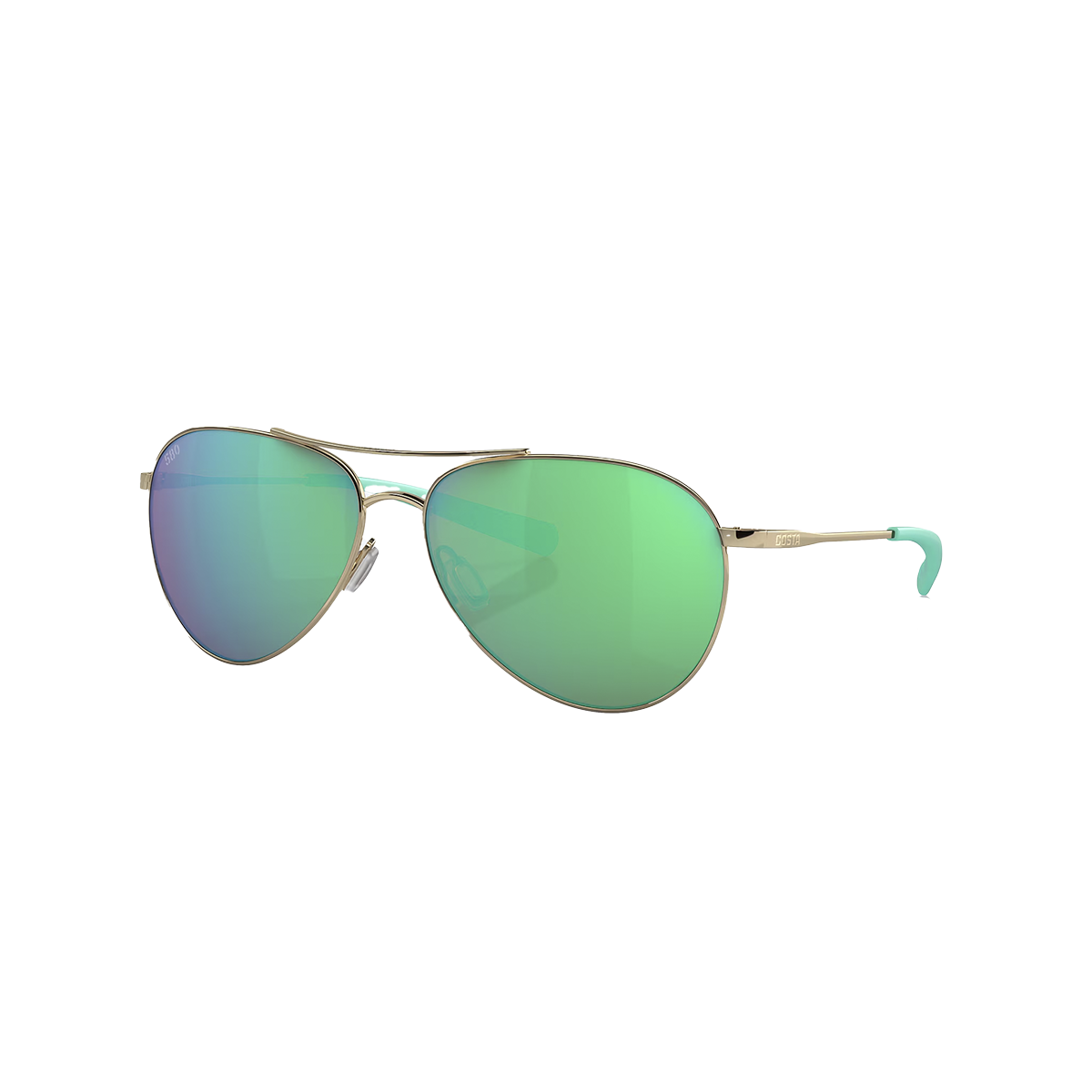 Costa Piper — Shiny Gold - Green — Size Large — Front View