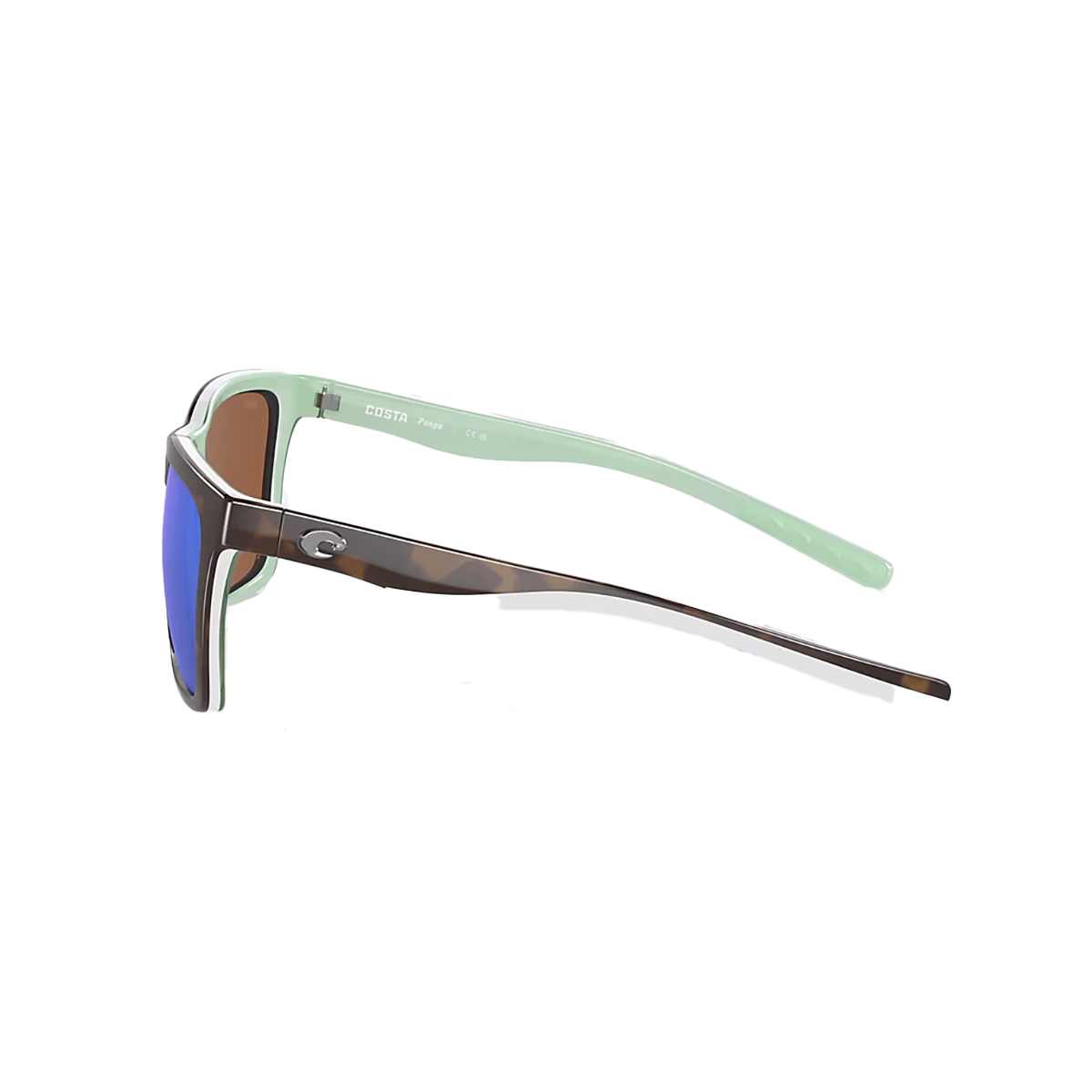 Costa Panga — Shiny Tortoise - White - Seafoam - Green — Size Medium — Lifestyle View