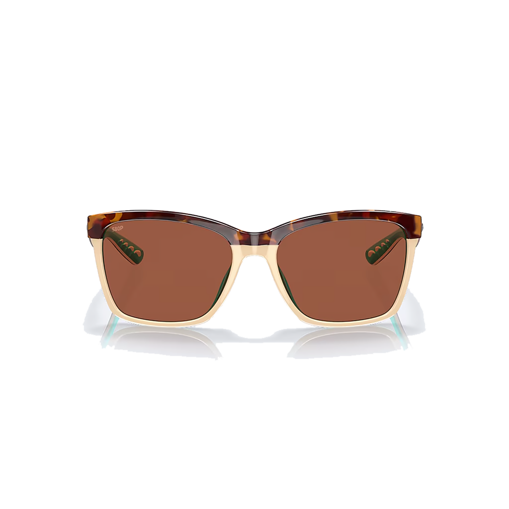 Costa Anaa — Retro Tortoise - Cream - Mint - Copper — Size Small — Side View