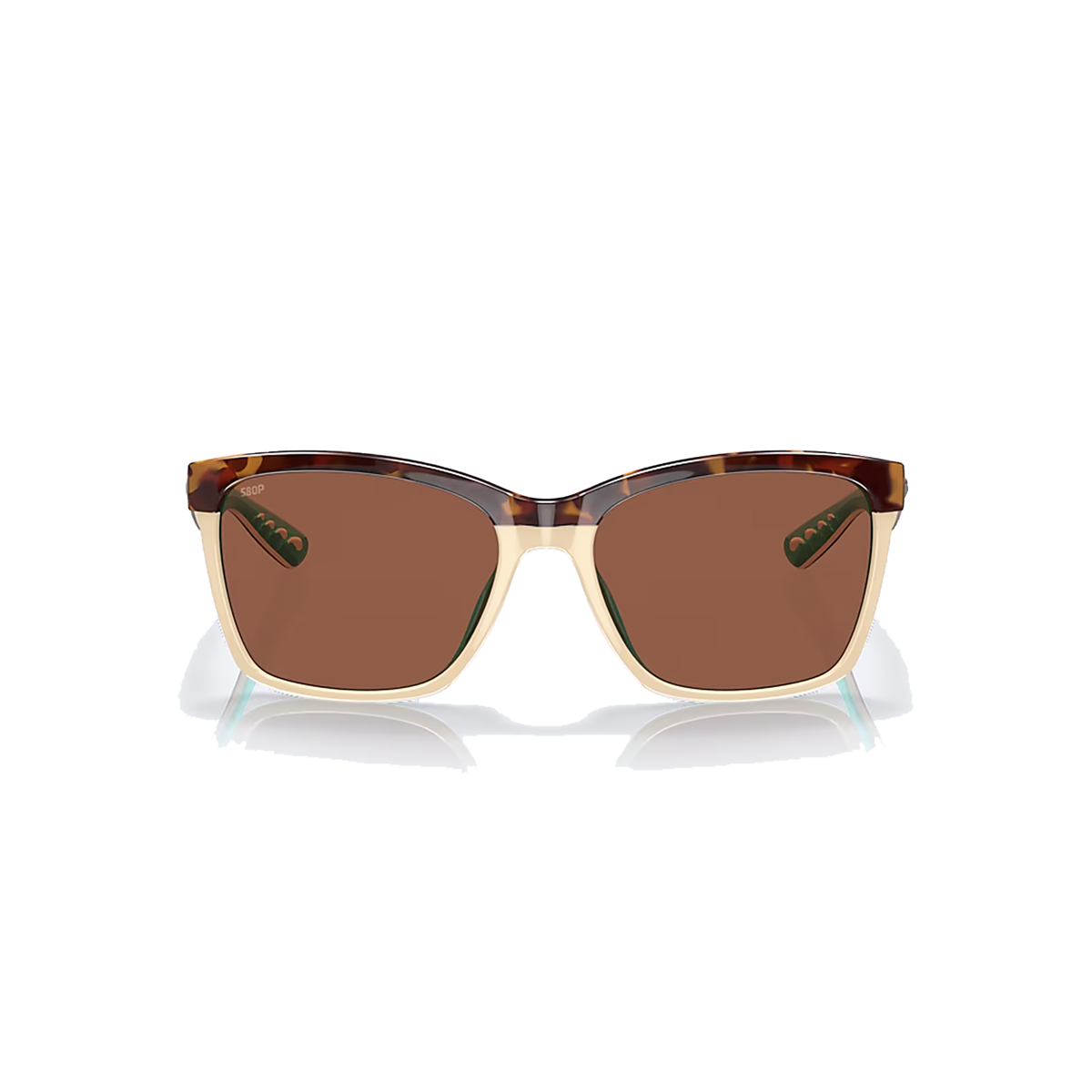 Costa Anaa — Retro Tortoise - Cream - Mint - Copper — Size Small — Side View