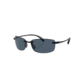 Costa Ballast — Shiny Black - Grey — Size Medium — Front View