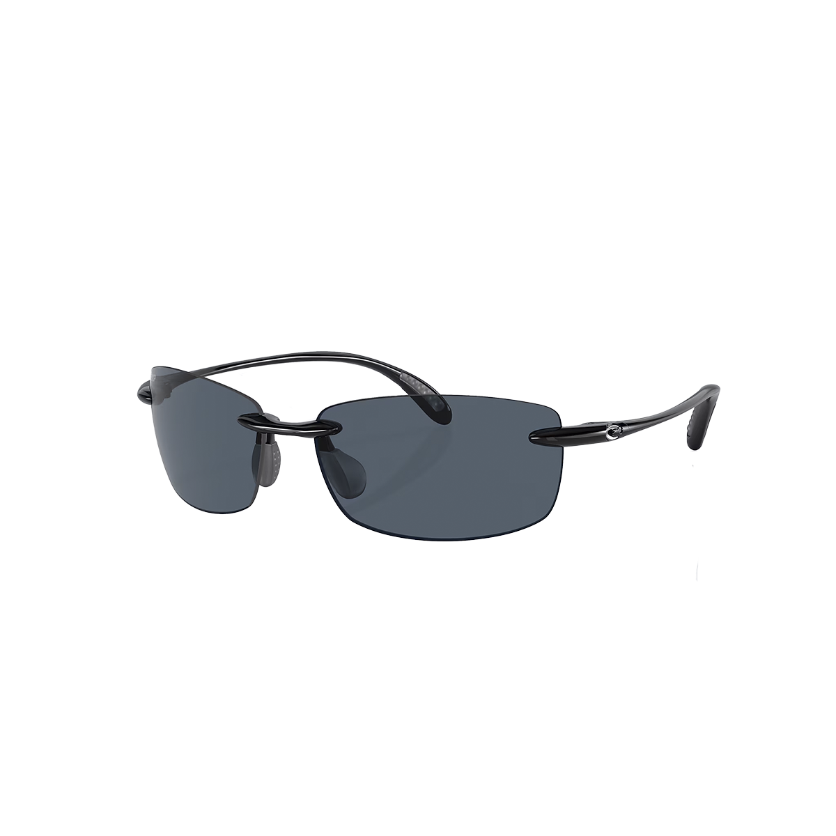 Costa Ballast — Shiny Black - Grey — Size Medium — Front View