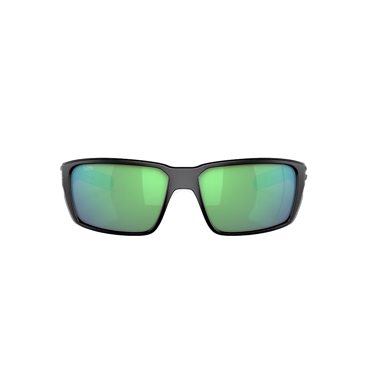 Costa Fantail Pro — Matte Black - Green — Size Large — Side View