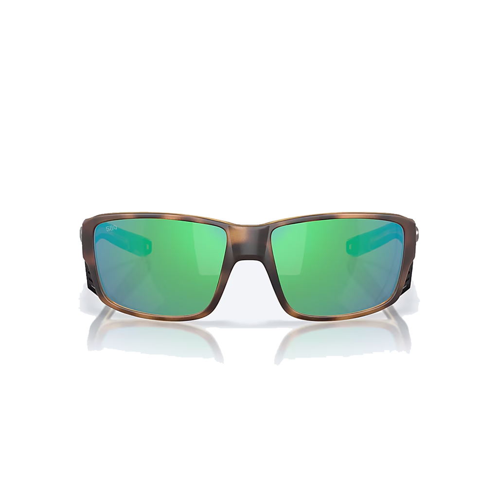 Costa Tuna Alley — Tortoise - Green — Size Large — Side View