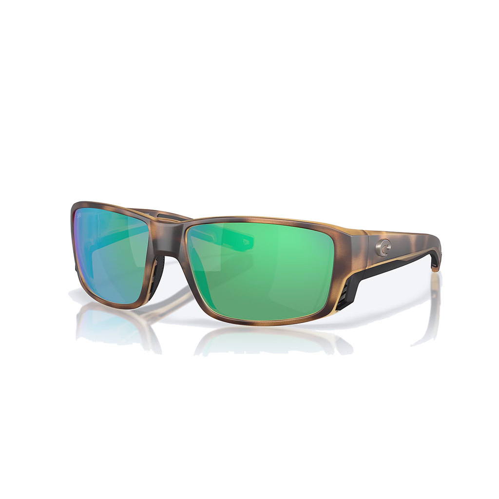 Costa Tuna Alley — Tortoise - Green — Size Large — Front View