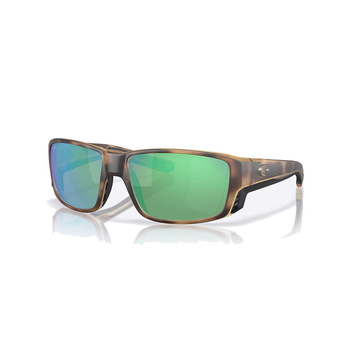 Costa Tuna Alley — Tortoise - Green — Size Large — Front View