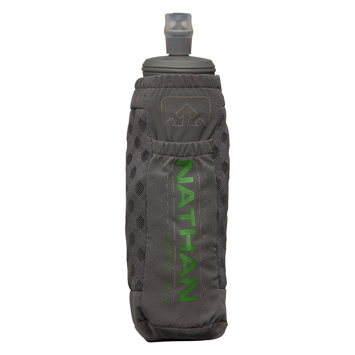 Nathan ExoShot 2 14oz — Castlerock - Classic Green — Front View