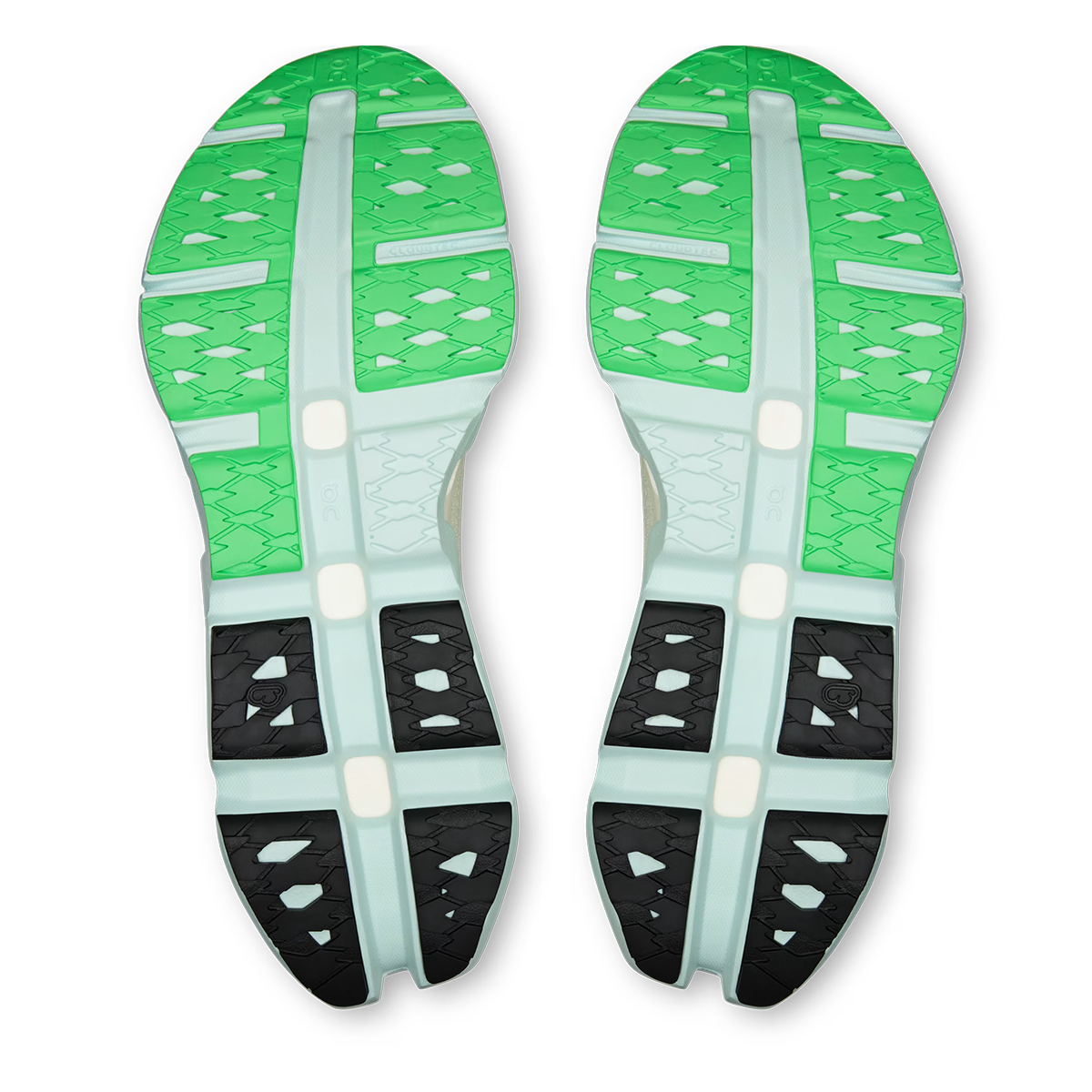 ON Cloudmonster 3 Hyper LS — Limelight - Bloom — Size D — Width 4.5 M / 6 W — Top View