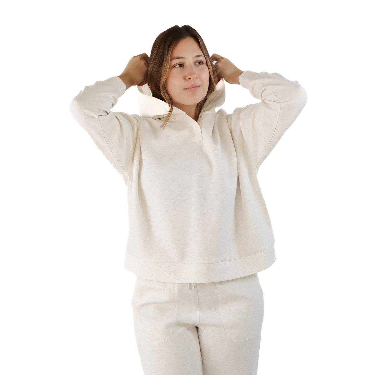F2R Softlite Pull Over W Hoodie — Black — Size XSmall — Detail View
