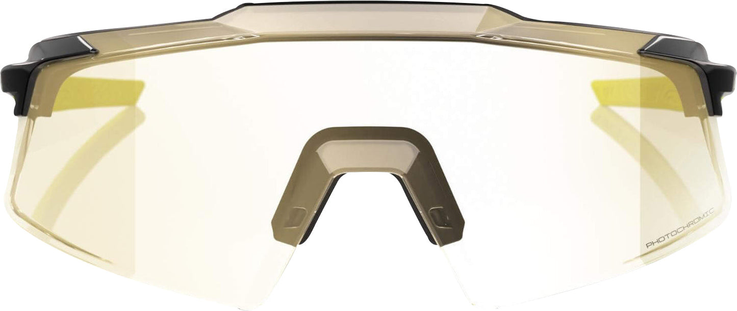 100% Aerocraft Cycling Sunglasses - Gloss Metallic Black