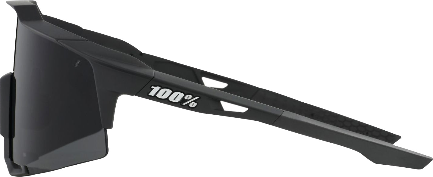 100% Speedcraft Cycling Sunglasses - Soft Tact Black