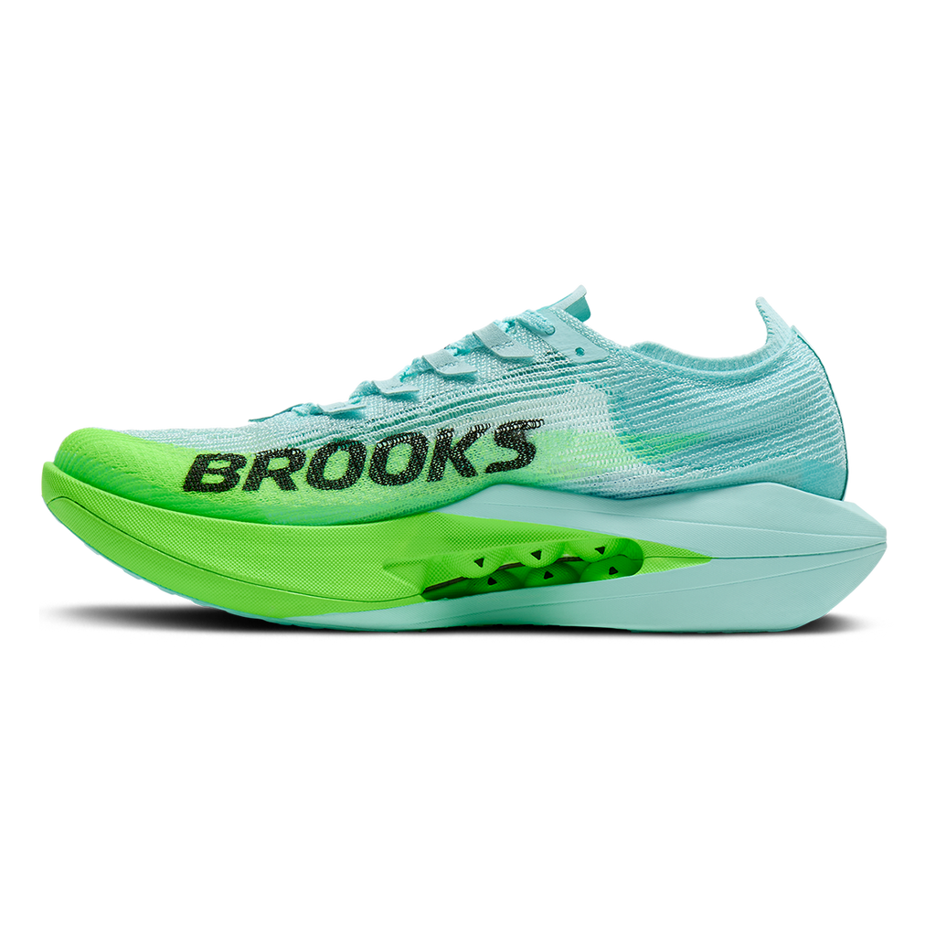 Brooks Hyperion Elite 5 — Pink Clay - Atomizer Blue — Size D — Width 5 M / 6.5 W — Lifestyle View