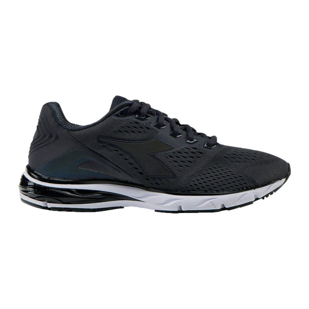 Diadora Mythos Blushield Hip 3 — Black - Black - White — Size B — Width 6 — Front View