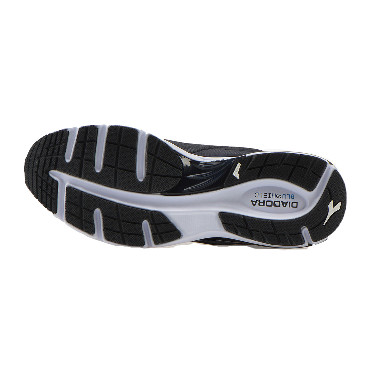 Diadora Mythos Blushield Hip 3 — Black - Black - White — Size B — Width 6 — Back View