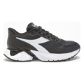 Diadora Mythos Blushield Vigore — White - Navy - Yellow — Size B — Width 10 — Front View