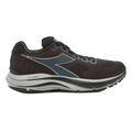 Diadora Mythos Blushield 7 Vortice HIP — Black - Silver — Size D — Width 8 — Front View