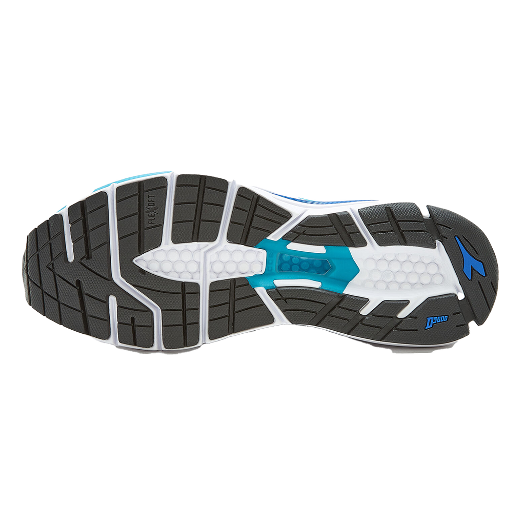 Diadora Mythos Blushield 7 Vortice — White - Black - Vermillion Orange — Size D — Width 9.5 — Alternate View 9