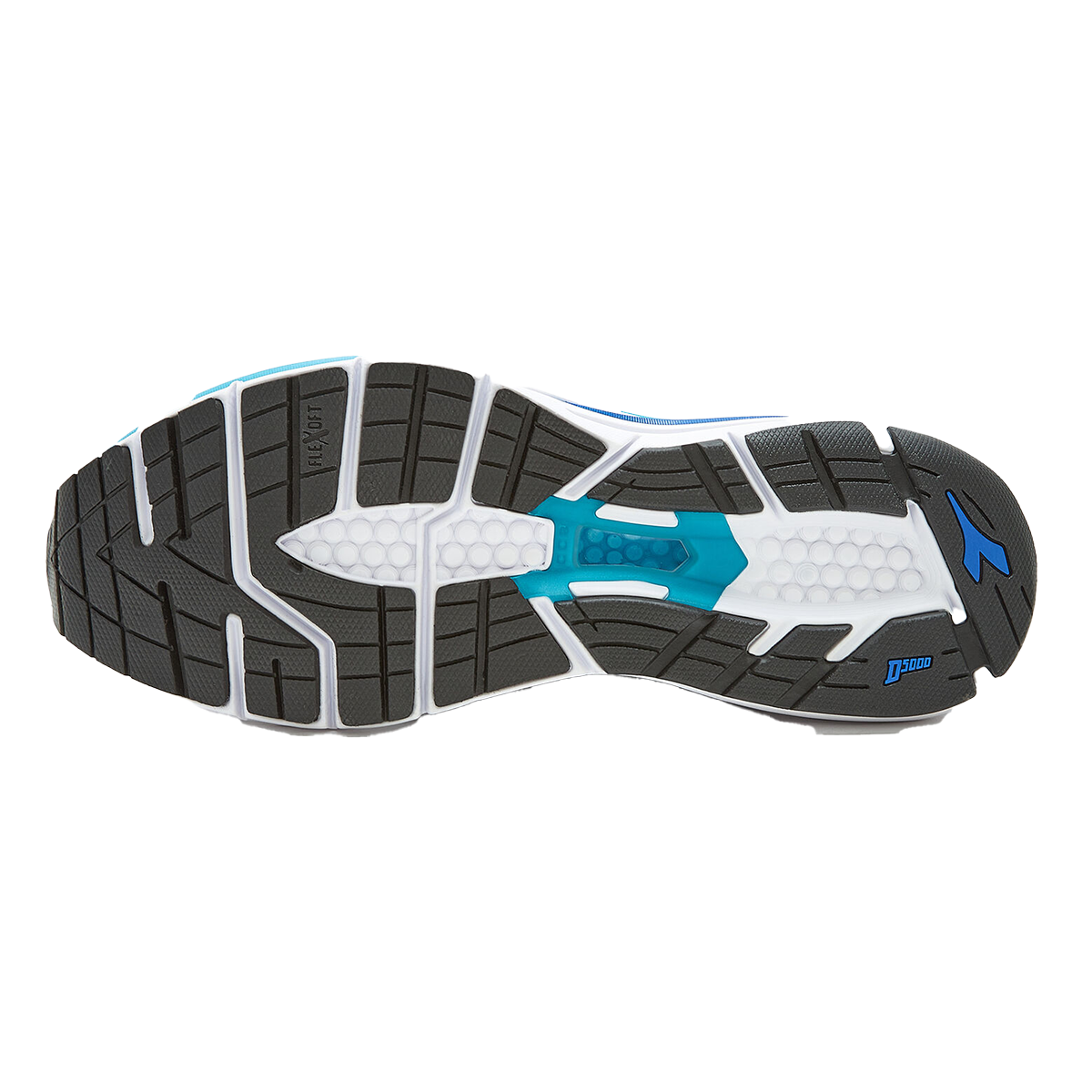 Diadora Mythos Blushield 7 Vortice — White - Black - Vermillion Orange — Size D — Width 9.5 — Alternate View 9