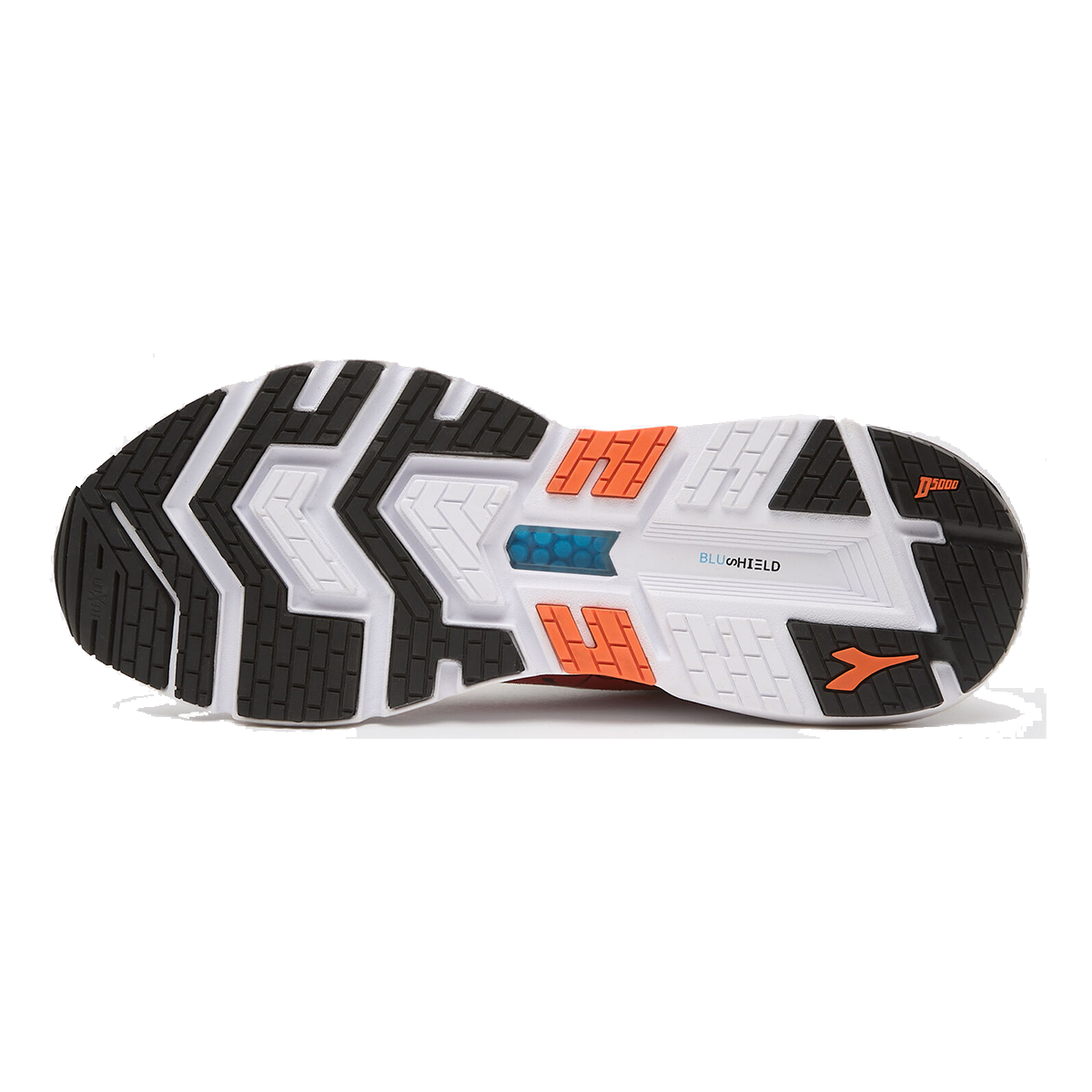 Diadora Mythos Blushield Volo 2 — Black - White - Orange — Size D — Width 11 — Alternate View 20