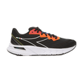Diadora Mythos Blushield Volo 2 — Black - White - Orange — Size D — Width 11 — Front View