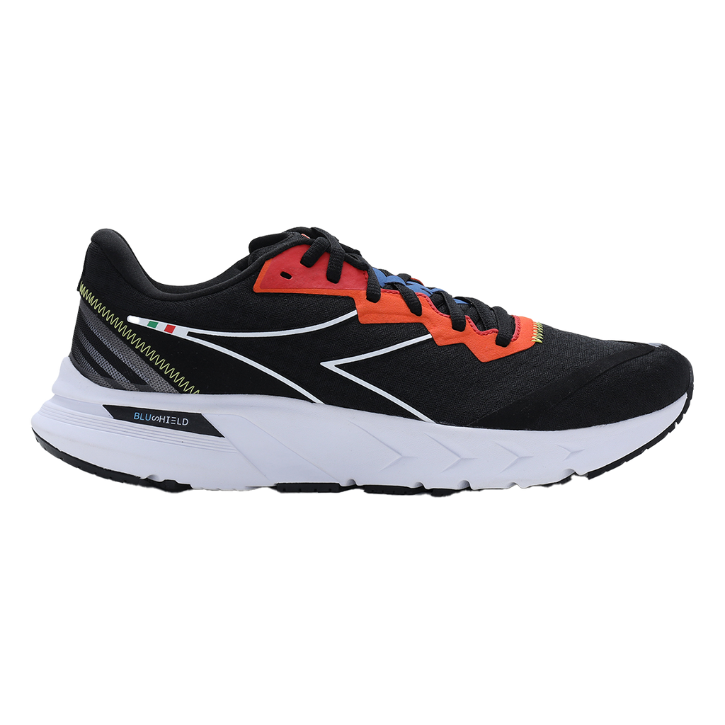 Diadora Mythos Blushield Volo 2 — Deep Periwinkle - Neon Yellow — Size B — Width 10 — Alternate View 7