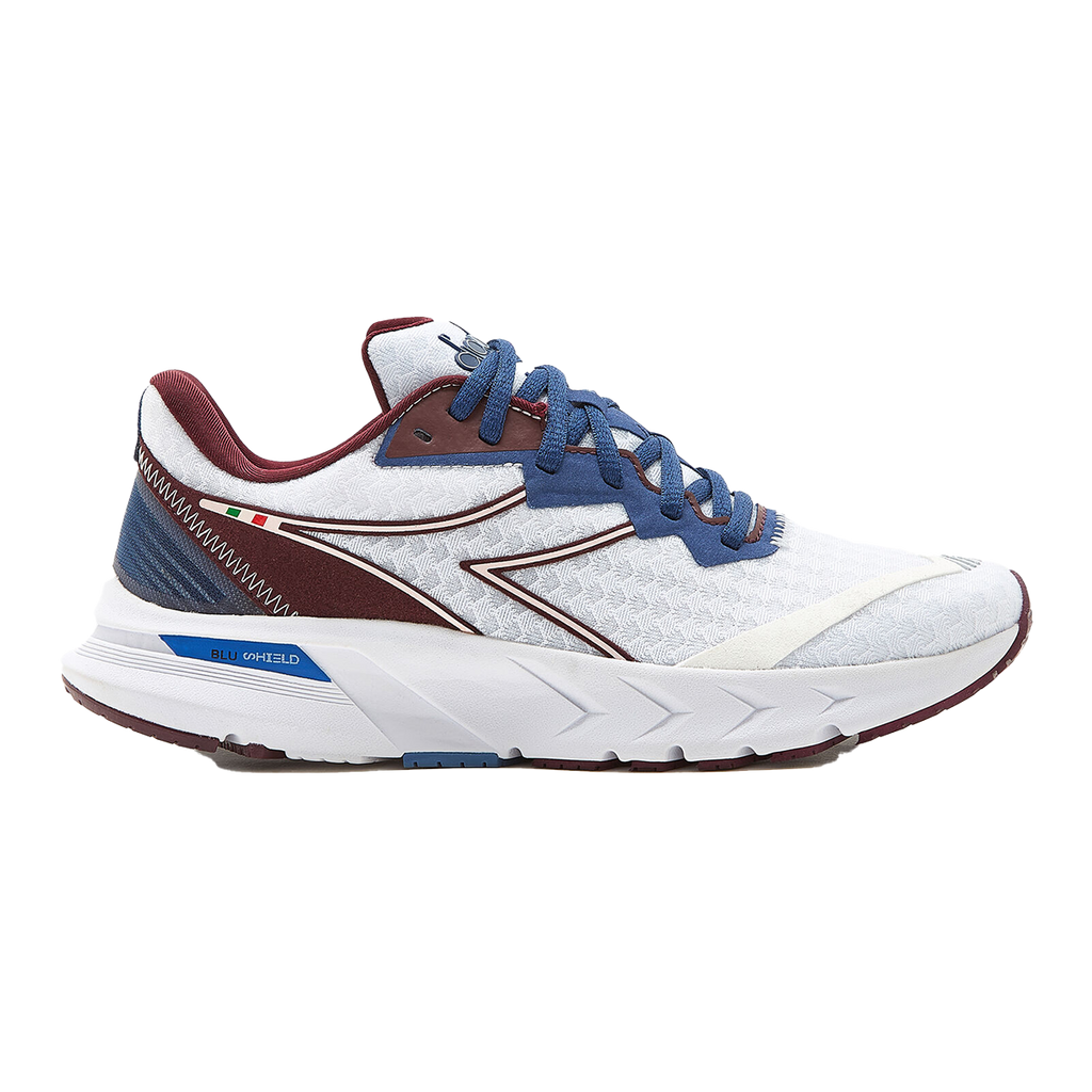 Diadora Mythos Blushield Volo 2 — Deep Periwinkle - Neon Yellow — Size B — Width 10 — Alternate View 10