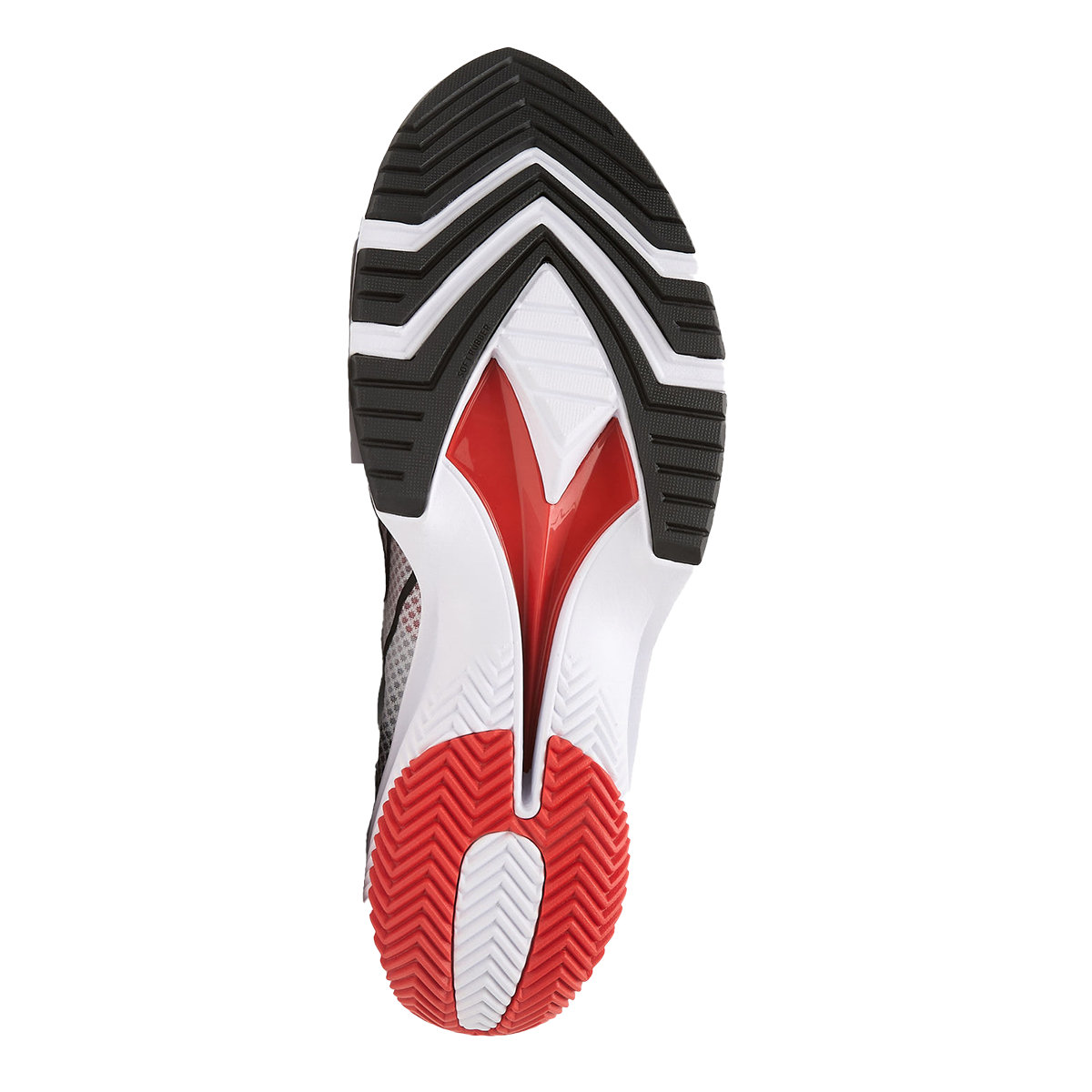 Diadora Equipe Corsa 2 — White - Black - Fiery Red — Size D — Width 6 — Back View