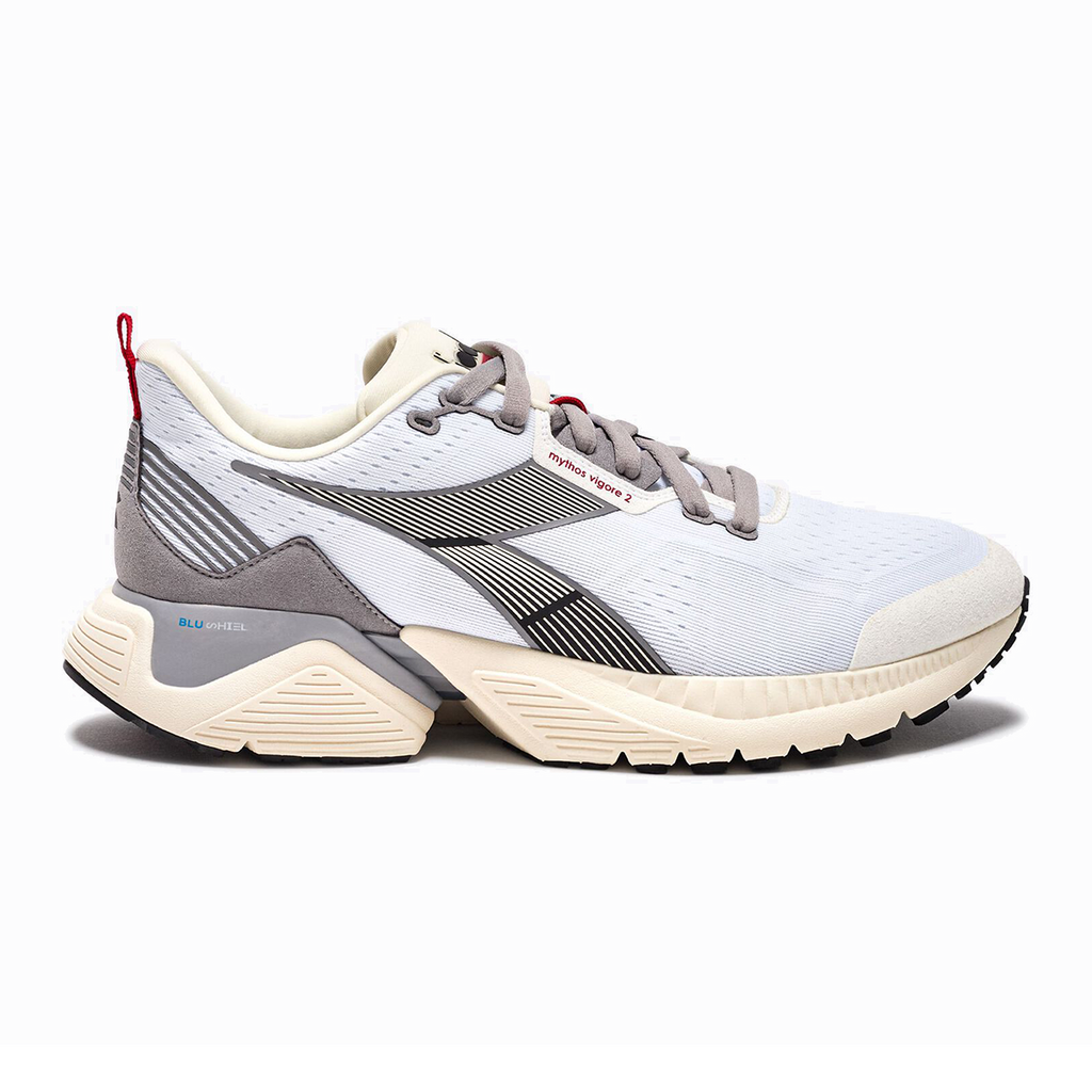 Diadora Mythos Blushield Vigore 2 — Steel Gray - Black — Size D — Width 10 — Alternate View 13