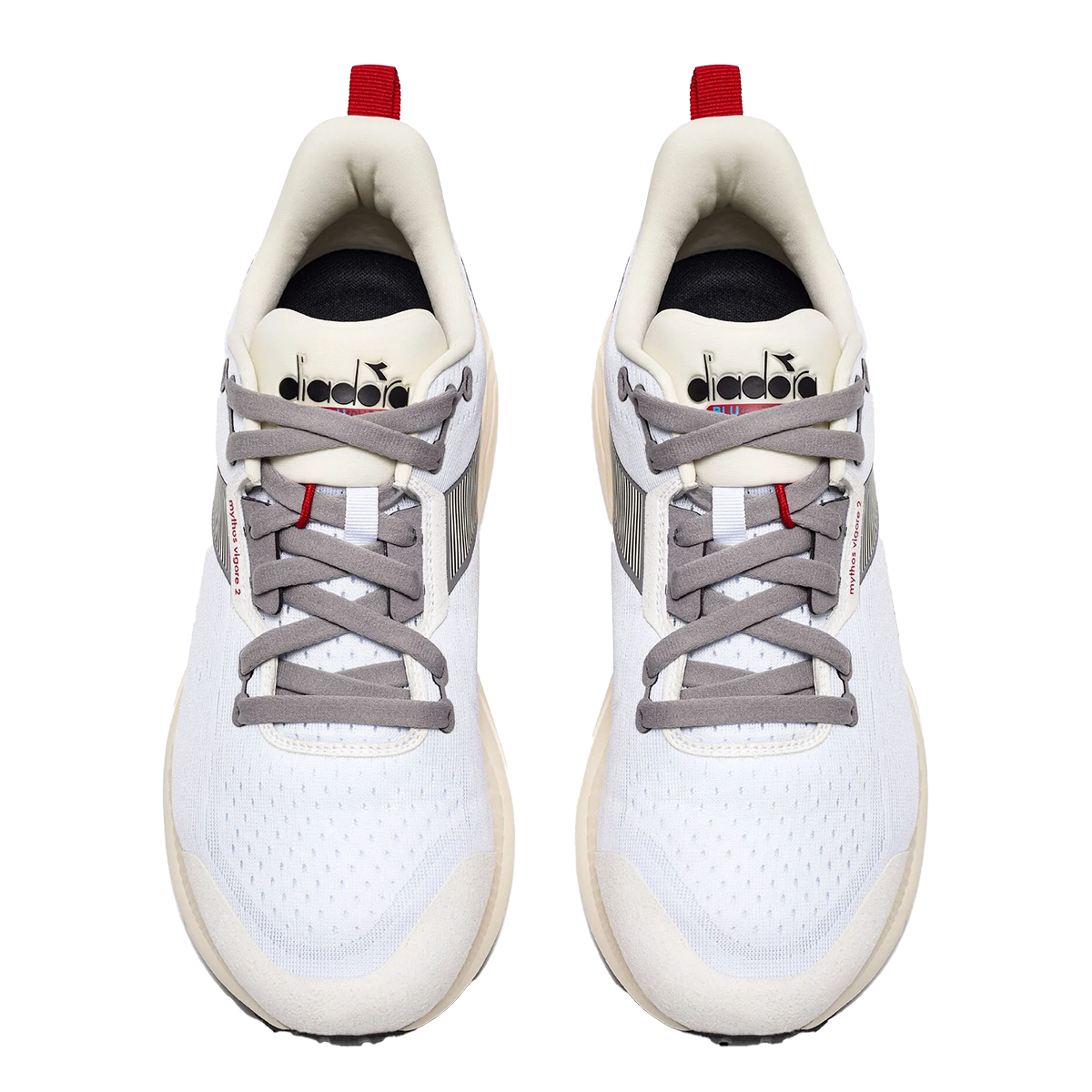 Diadora Mythos Blushield Vigore 2 — Steel Gray - Black — Size D — Width 10 — Alternate View 14