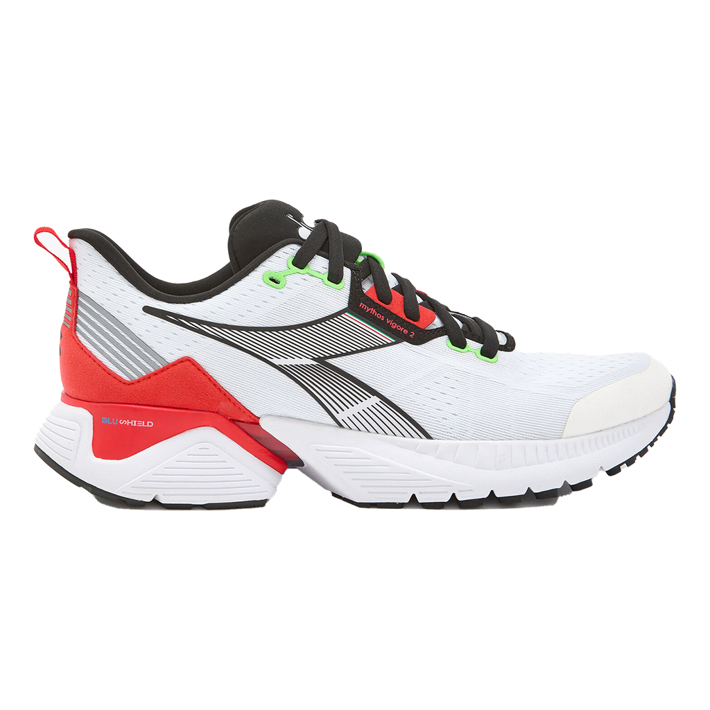 Diadora Mythos Blushield Vigore 2 — Steel Gray - Black — Size D — Width 10 — Alternate View 16