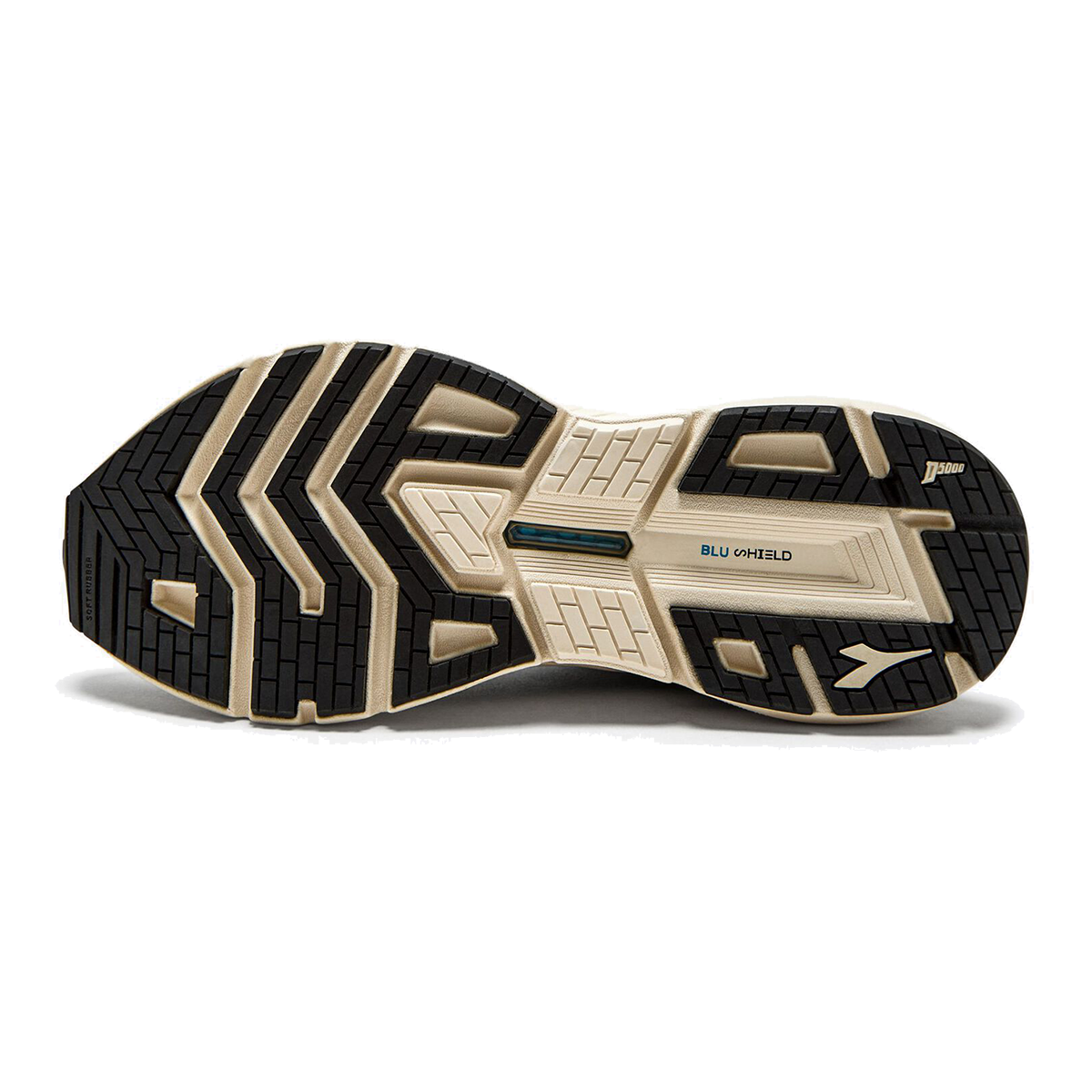 Diadora Mythos Blushield Volo 3 Glam — Silver - White — Size B — Width 10 — Back View