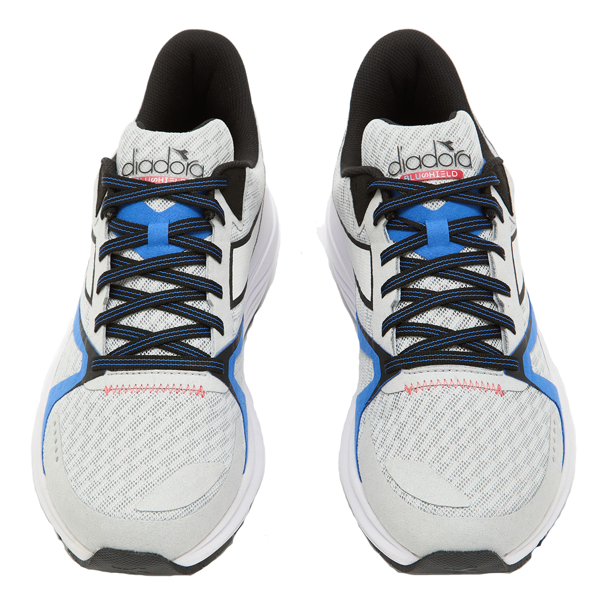 Diadora Mythos Blushield 8 Vortice — Blue Corsair - White - Surf the Web — Size D — Width 10 — Detail View