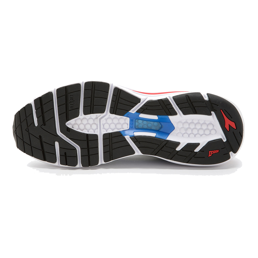 Diadora Mythos Blushield 8 Vortice — Blue Corsair - White - Surf the Web — Size D — Width 10 — Lifestyle View
