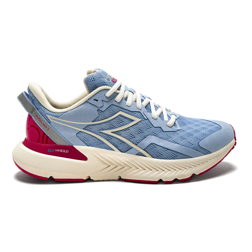 Diadora Mythos Blushield Volo 3 — Black - Whisper White — Size B — Width 10 — Alternate View 10