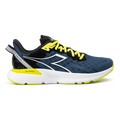 Diadora Mythos Blushield Volo 3 — Green Fluo - White - Black — Size D — Width 10 — Front View