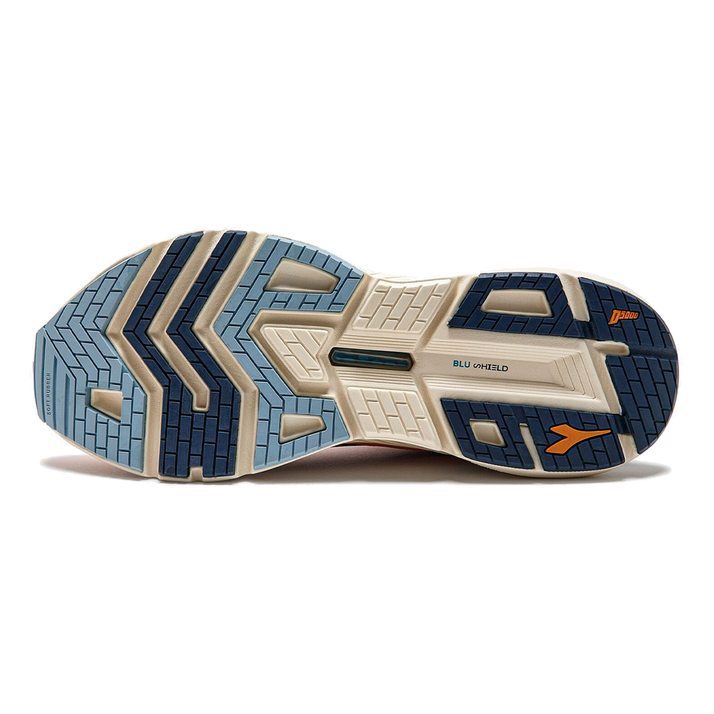 Diadora Mythos Blushield Volo 3 — Green Fluo - White - Black — Size D — Width 10 — Detail View