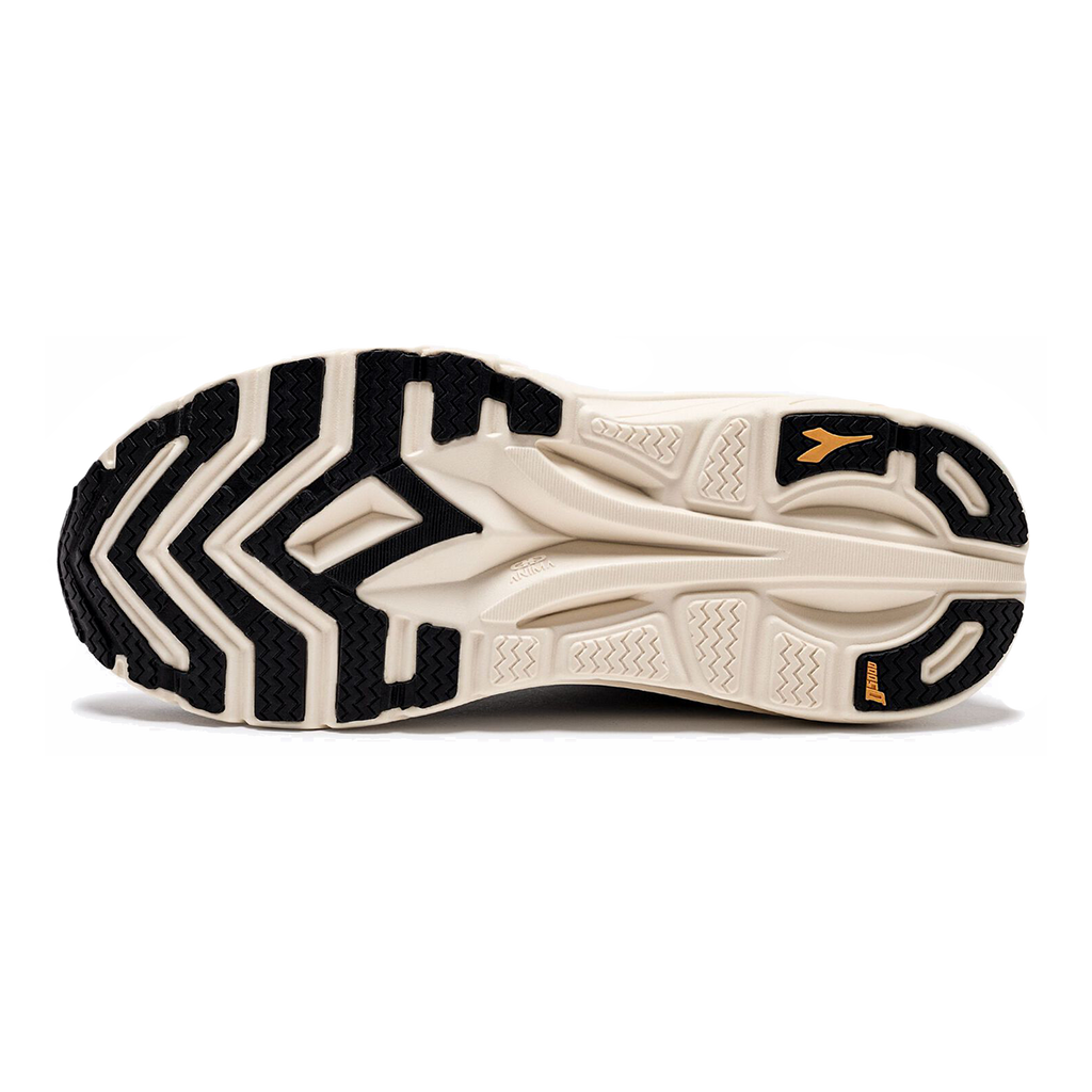 Diadora Equipe Nucleo — Silver - Black - Mediterra — Size D — Width 8.5 — Back View