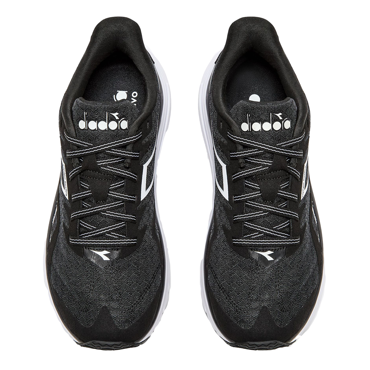 Diadora Equipe Nucleo — Black - Silver - White — Size B — Width 10 — Alternate View 26