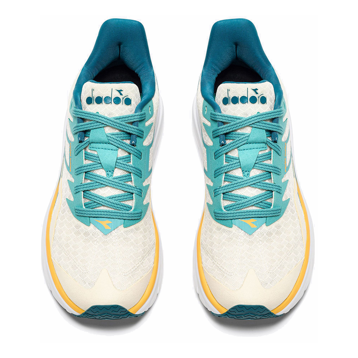 Diadora Equipe Nucleo — Black - Silver - White — Size B — Width 10 — Side View