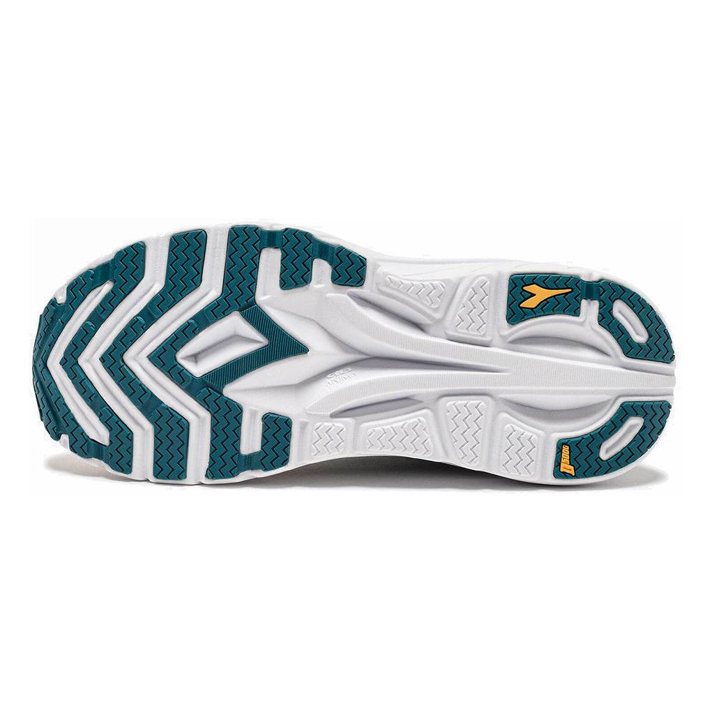 Diadora Equipe Nucleo — Black - Silver - White — Size B — Width 10 — Back View