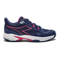 Diadora Trofeo 2 AG Pickleball — White - Legion Blue — Size B — Width 10 — Front View