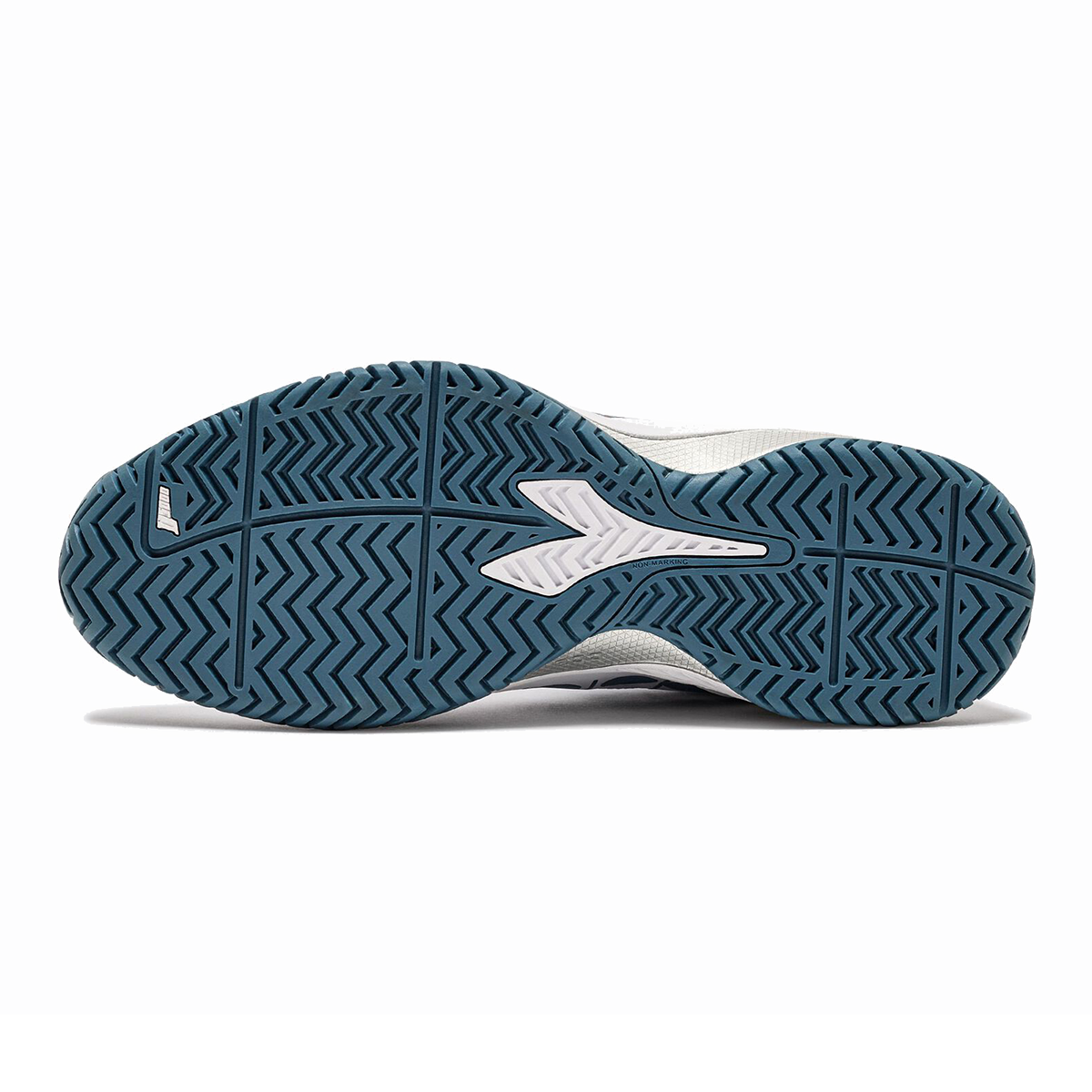 Diadora Blushield Torneo 2 AG — White - Ocean -Salsa — Size D — Width 9 — Back View