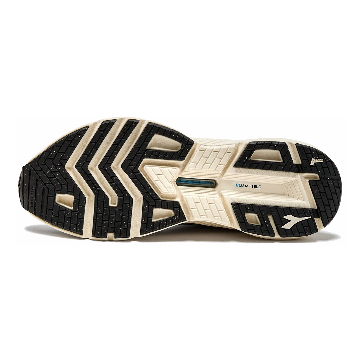 Diadora Mythos Blushield Volo 4 W 2030 — White - Black - Cayenne — Size D — Width 8.5 — Back View
