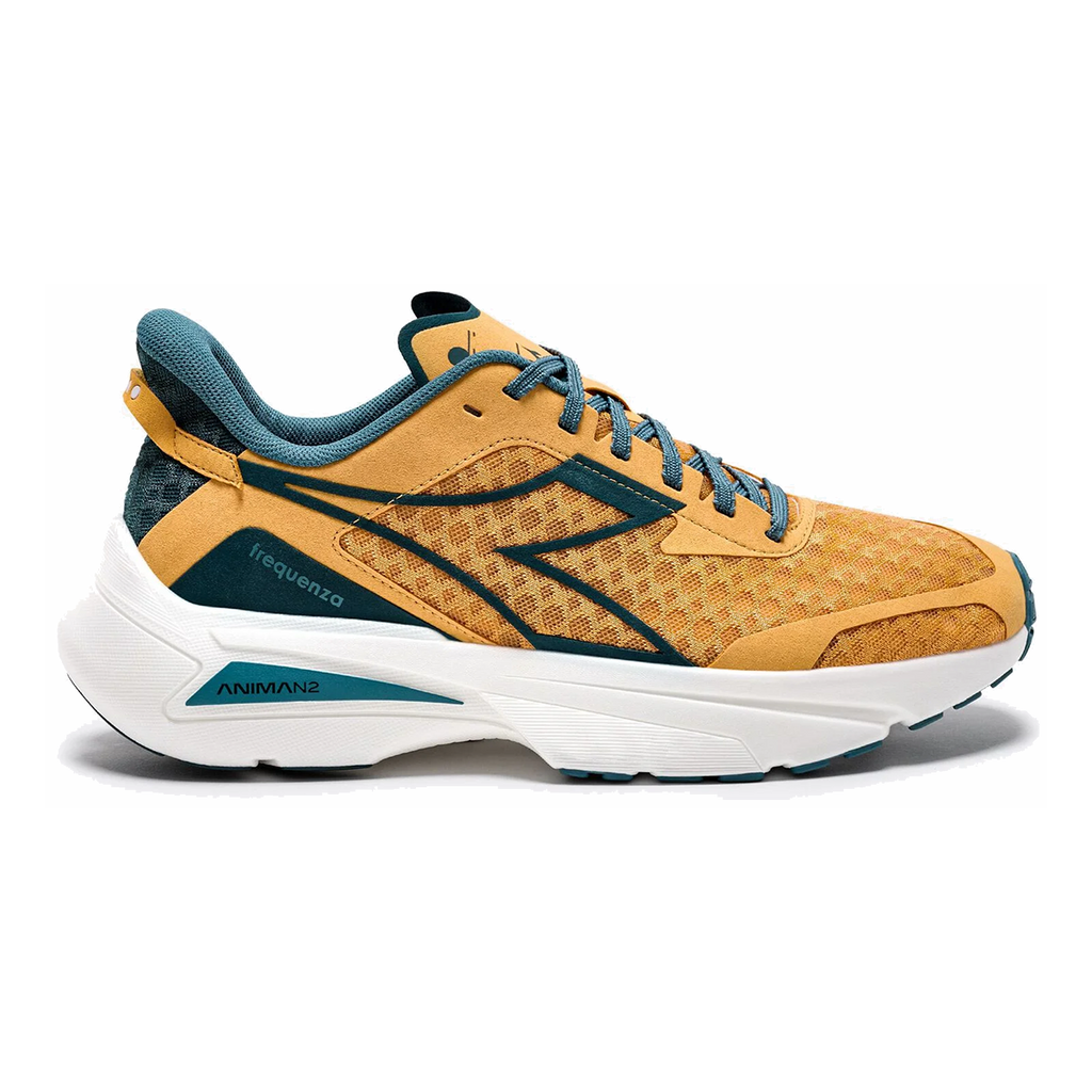 Diadora Frequenza — Kumquat - Meditterranea — Size D — Width 8.5 — Top View