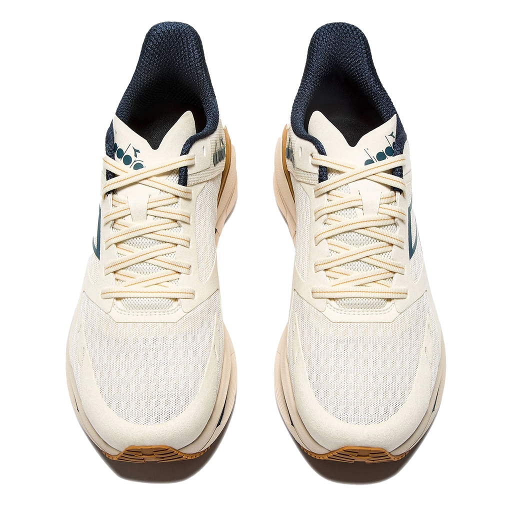 Diadora Cellula — Black - Whisper White — Size D — Width 8 — Side View