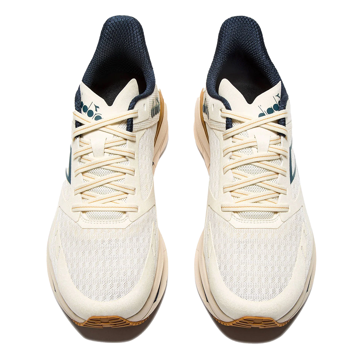 Diadora Cellula — Black - Whisper White — Size D — Width 8 — Side View