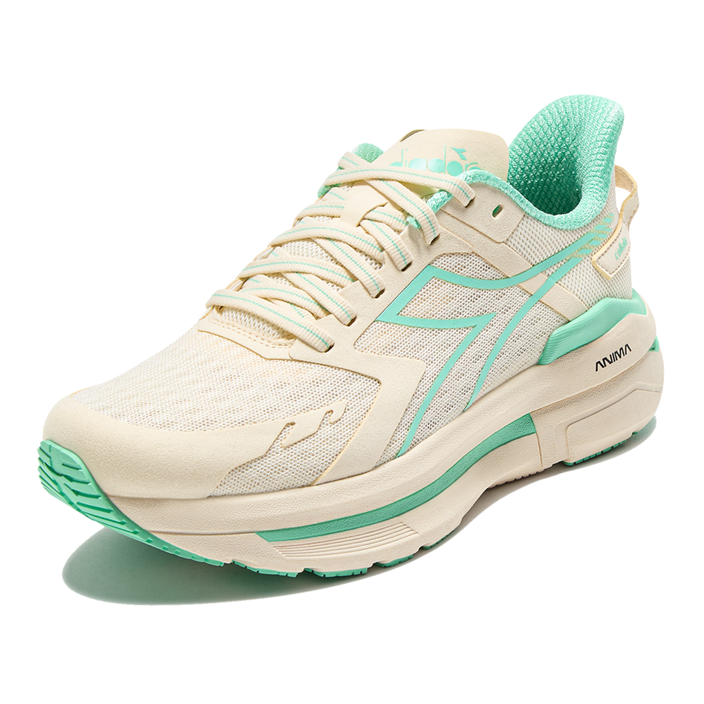 Diadora Cellula — Black - Whisper White — Size B — Width 6 — Side View