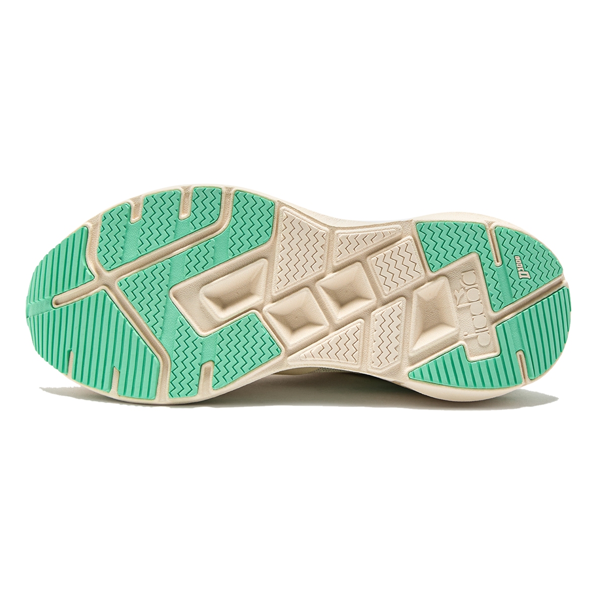 Diadora Cellula — Black - Whisper White — Size B — Width 6 — Top View
