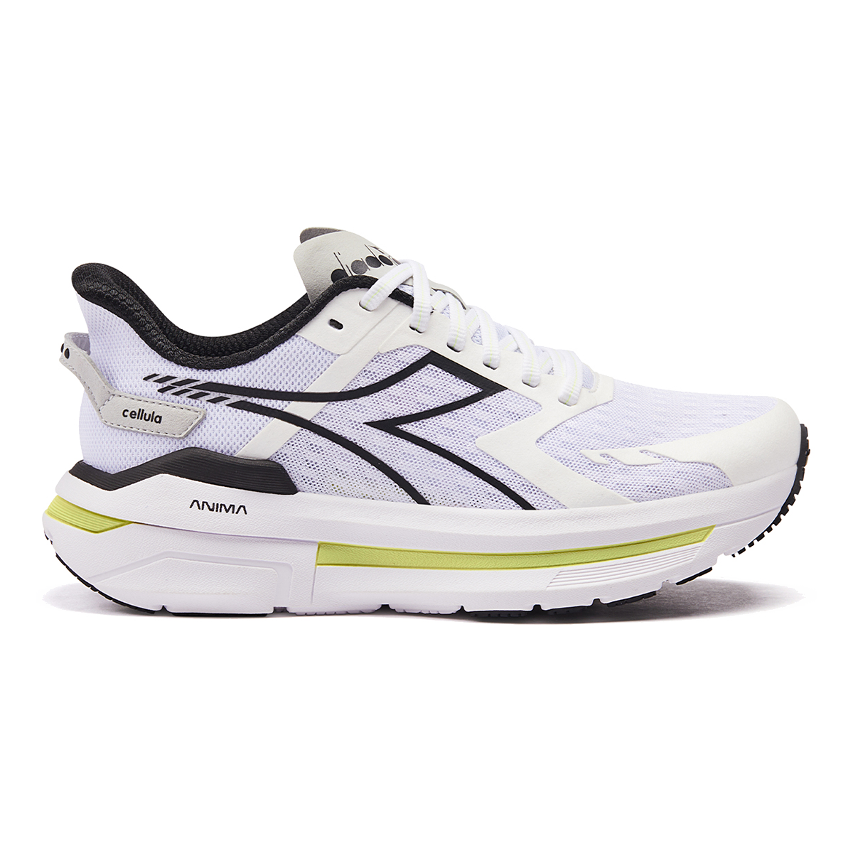Diadora Cellula — Black - Whisper White — Size B — Width 6 — Alternate View 12
