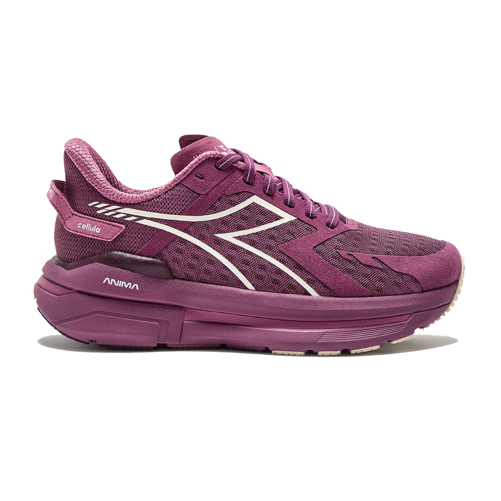 Diadora Cellula — Black - Whisper White — Size B — Width 6 — Detail View